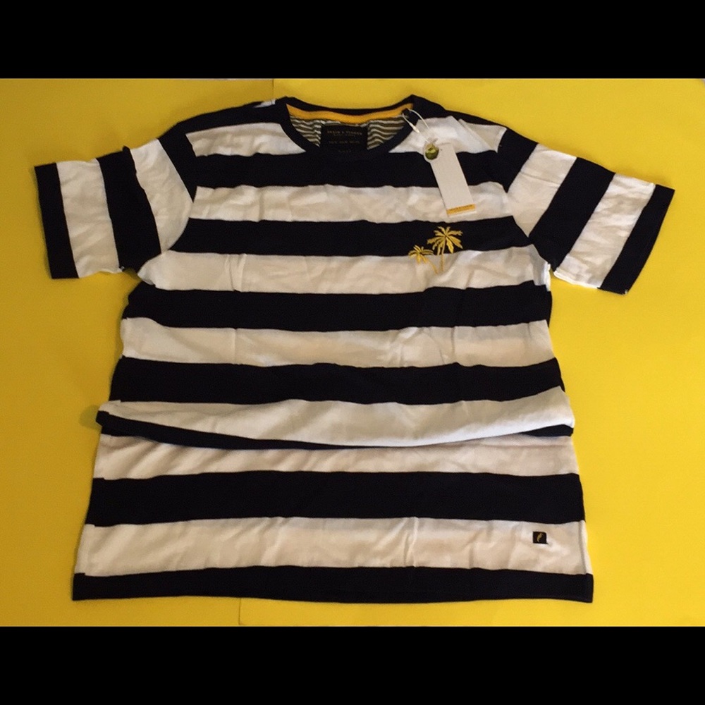 Denim &Flower striped T-shirt medium